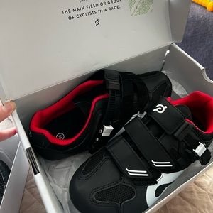 Peloton Bike Shoes with Clips - Like New - Size 39 (Womens size 8)